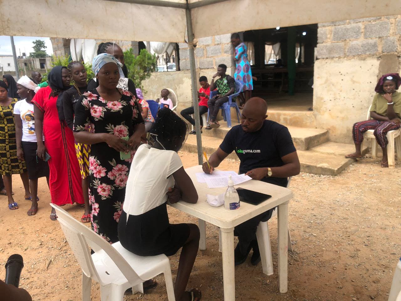 Medical professional providing care