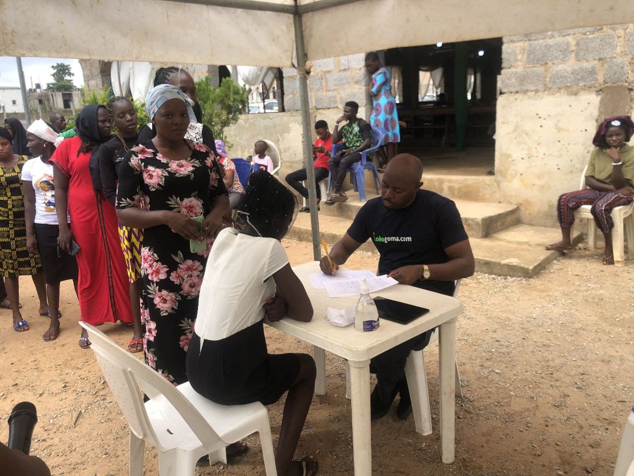 Medical professional providing care